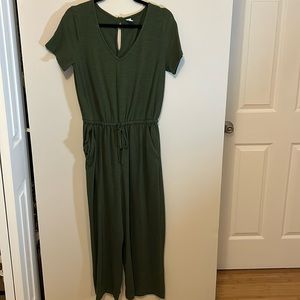 Old navy green jumpsuit